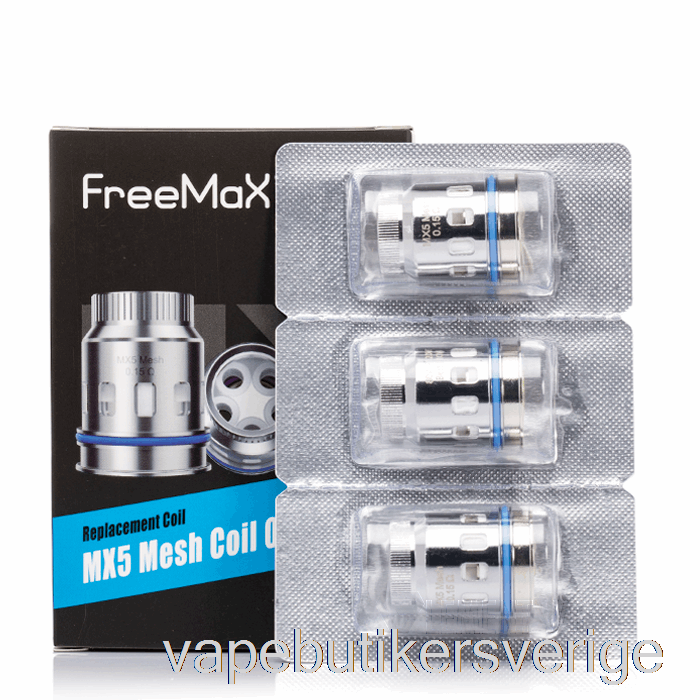 Vape Sverige Freemax Mx Utbytesspolar 0,15ohm Mx5 Mesh Coils